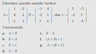 Matematika Kelas 10 Soal Matriks Tellisaqanasafitri